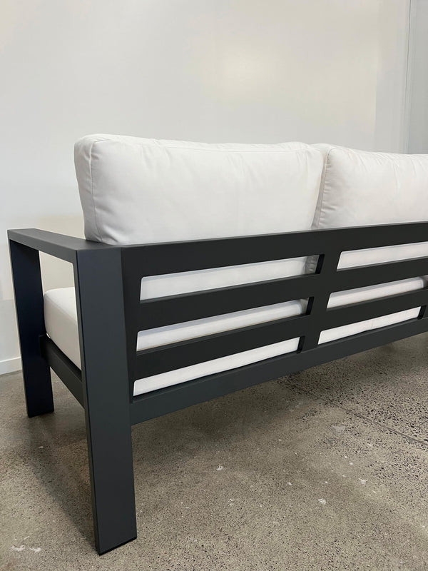 Southport Outdoor 3 Seater Sofa - Aluminium + Sunbrella®
