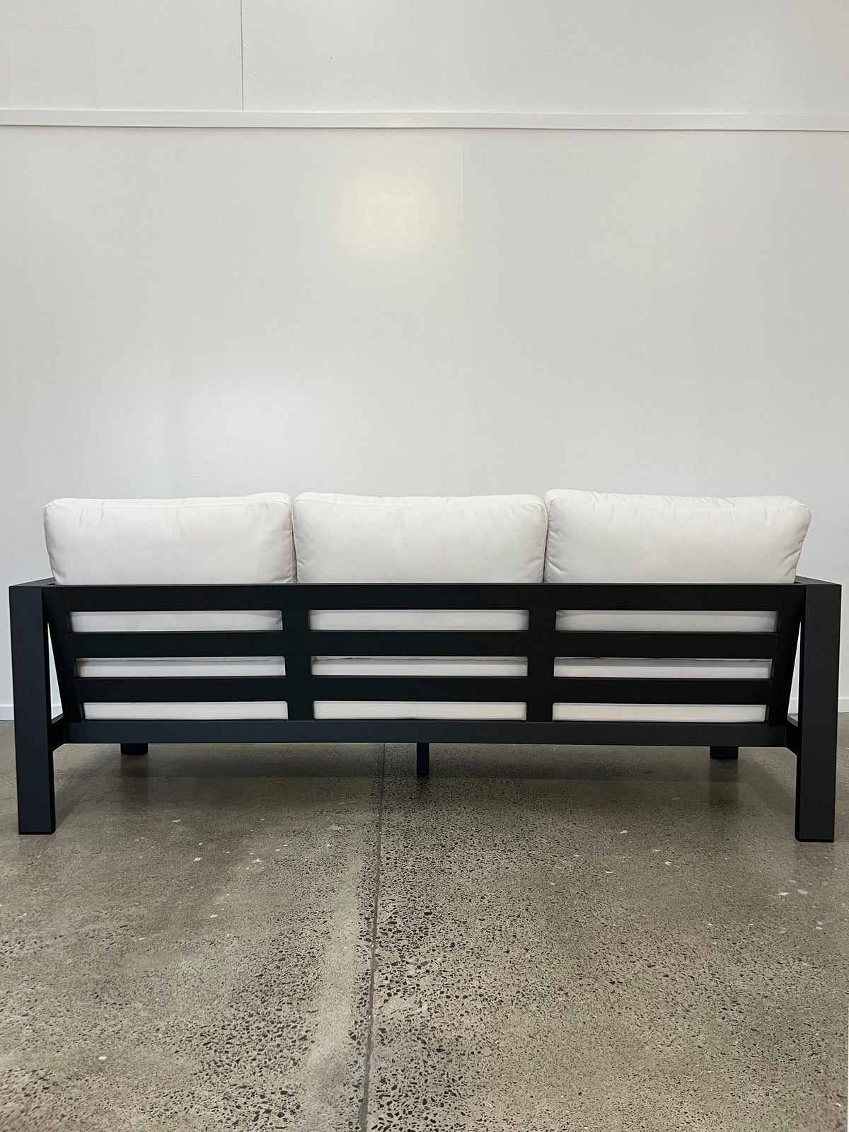 Southport Outdoor 3 Seater Sofa - Aluminium + Sunbrella®