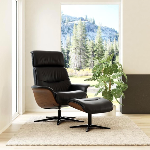 Relaxing chair and footstool deals