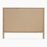 Bambury Oak & Linen Headboard - King / Super King