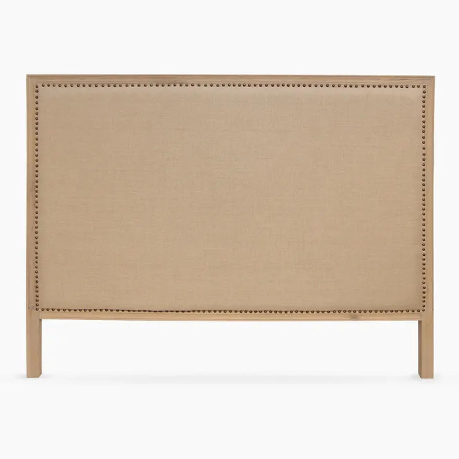 Bambury Oak & Linen Headboard - King / Super King