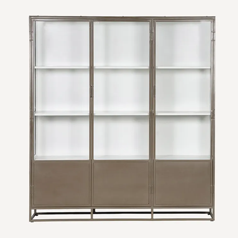 Cole Display Cabinet - Double - Black