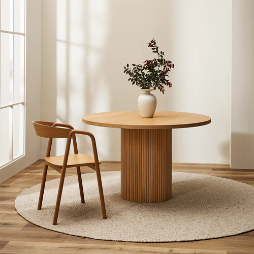 Tairua Round Rug - Natural Straw - 180cm Dia