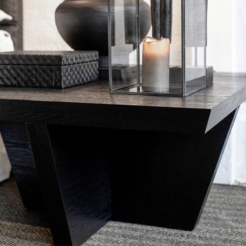Trent Square Coffee Table - Black