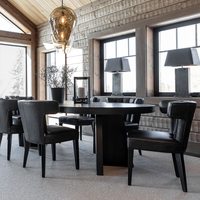 Artwood Trent Extension Dining Table - Black