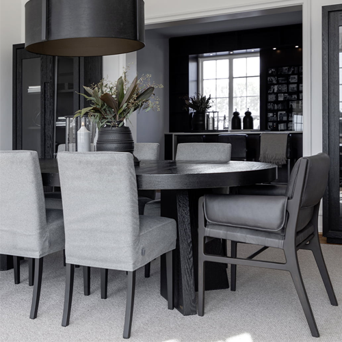 Artwood Trent Extension Dining Table - Black