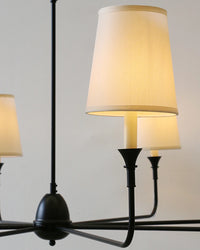 Tribeca 8 light Chandelier with Shades