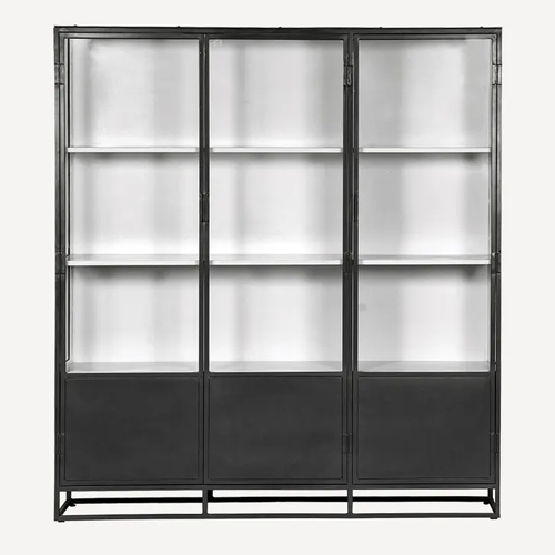 Cole Display Cabinet - Triple - Black