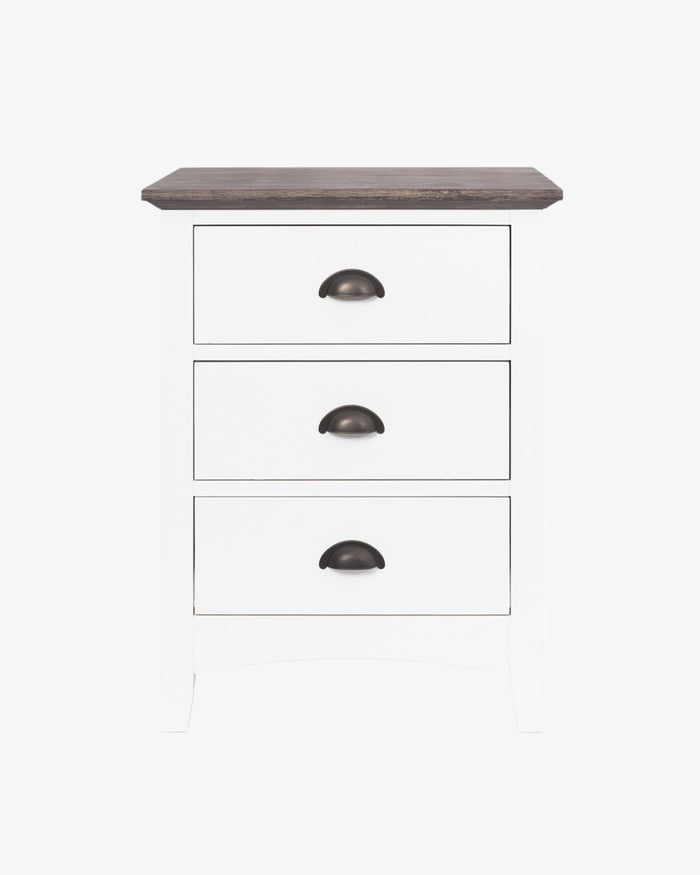 Grange Bedside Table - 3 Drawer
