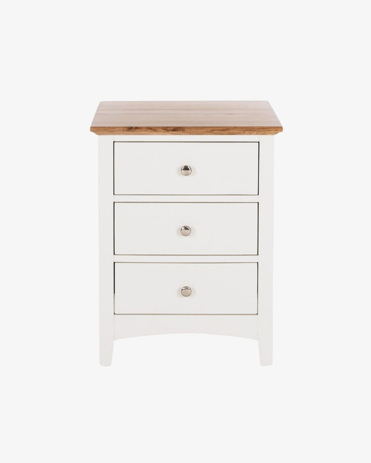 Hudson Bedside Table 3 Drawer