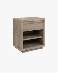 Artwood Hunter Bedside Table - Antique Grey