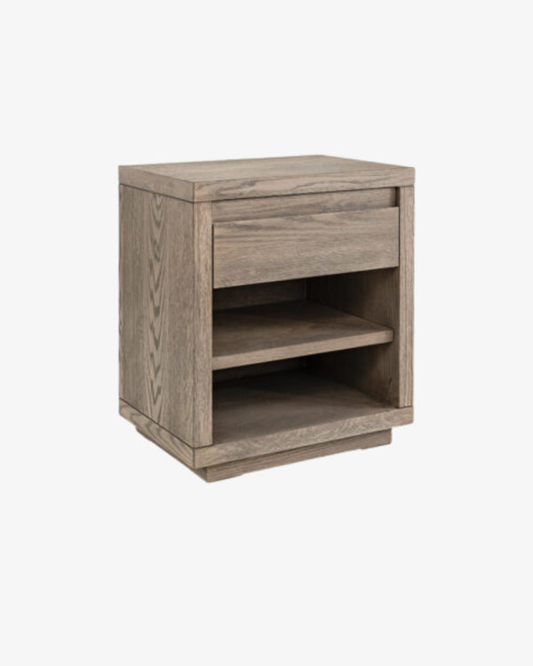Artwood Hunter Bedside Table - Antique Grey