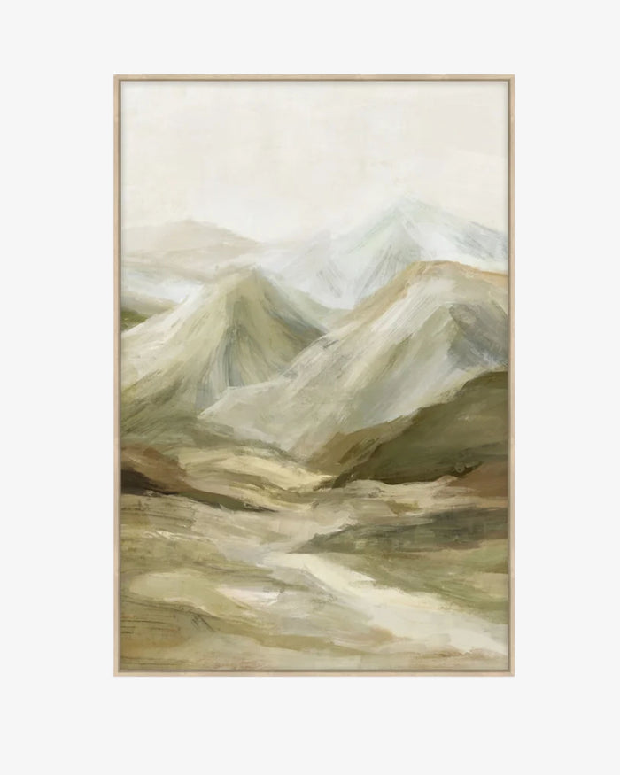 Ridge - Hand Embellished Framed Canvas