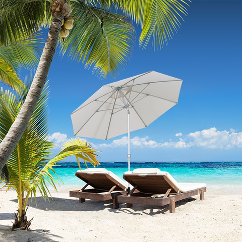 Shade7 Venice Outdoor Umbrella - Royal Blue - 2.2m Square