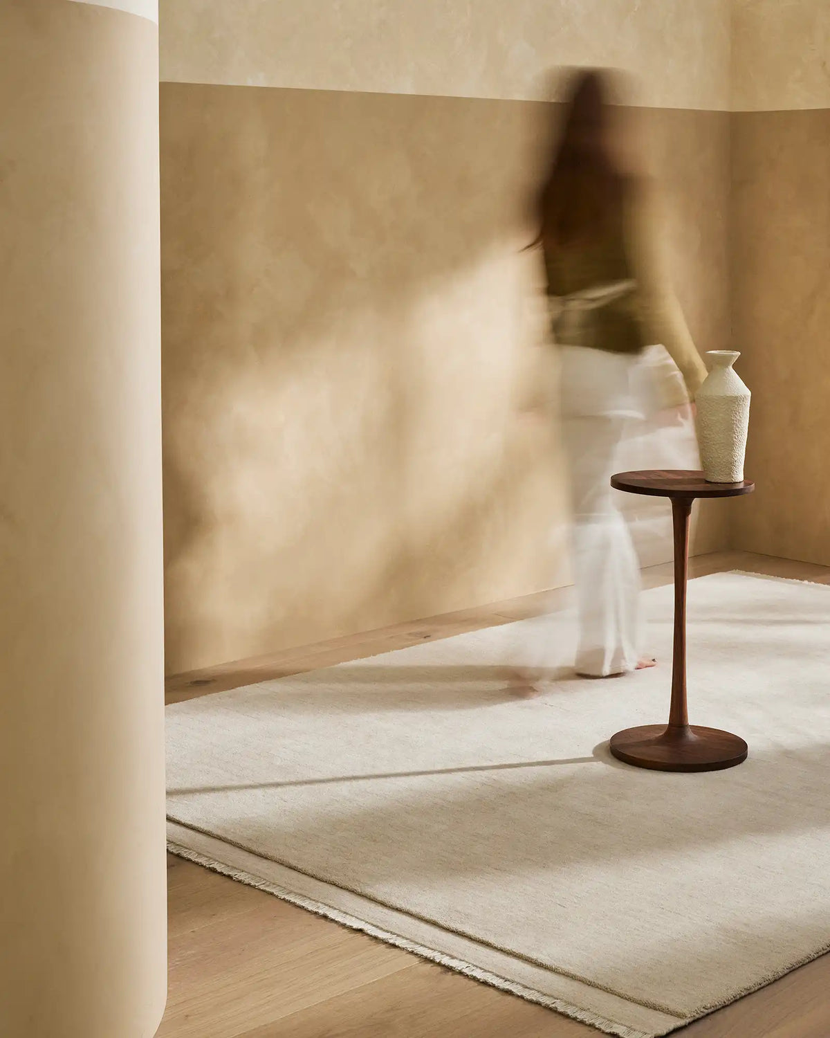 Weave Silvio Floor Rug - Ecru - 300cm x 400cm - NZ Wool