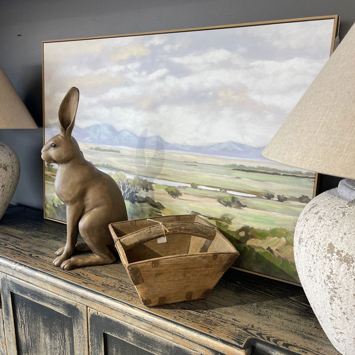 Vista Framed Canvas Print