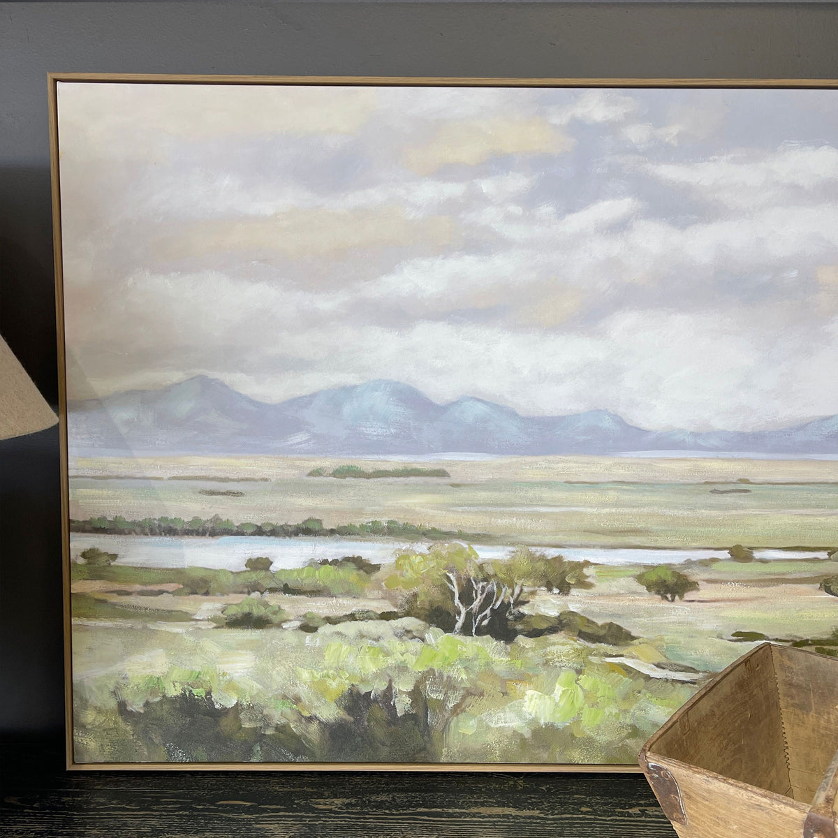 Vista Framed Canvas Print