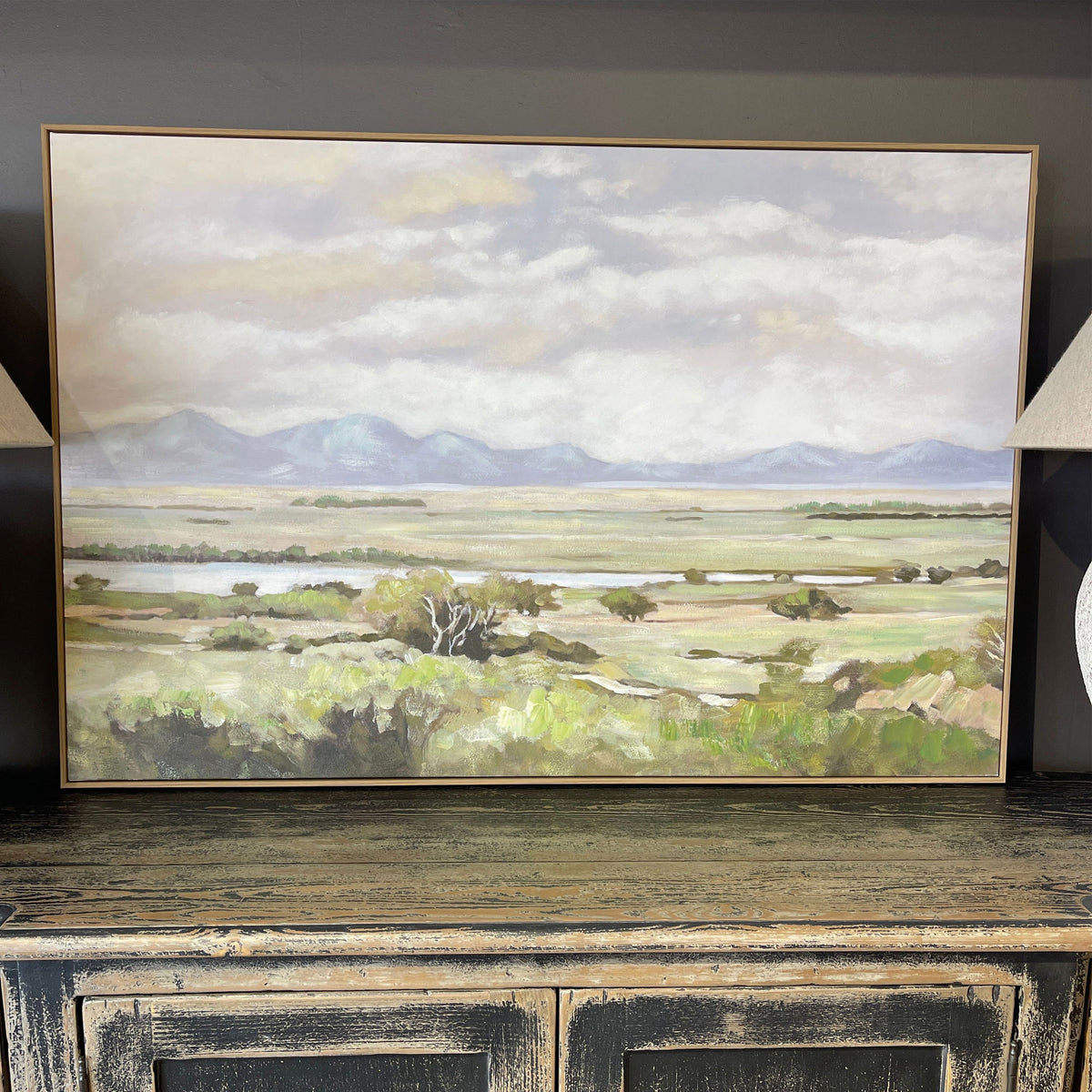 Vista Framed Canvas Print