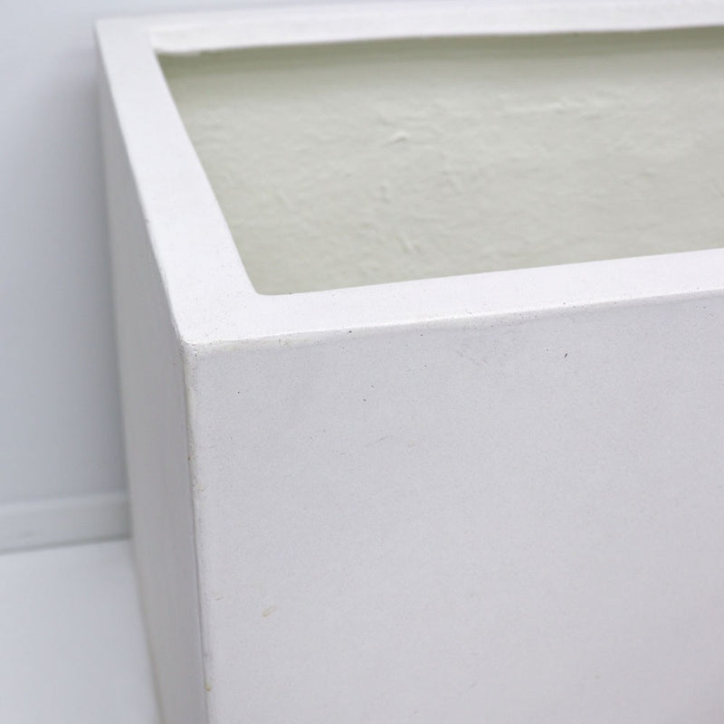 Waihou White Outdoor Planter - Small