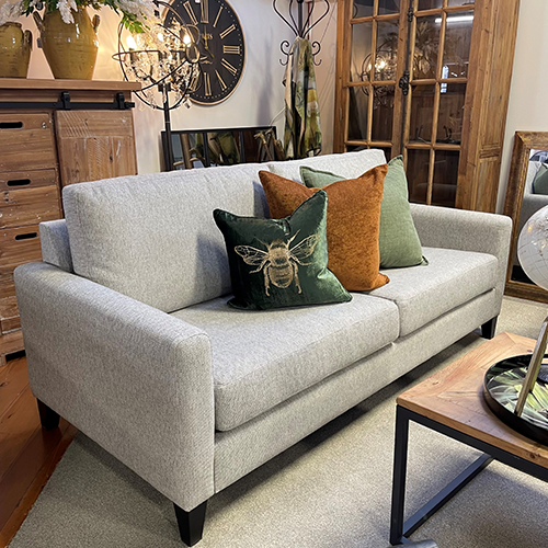 Wanaka 3 Seater Sofa - NZ Made in Noyack 'Mist'