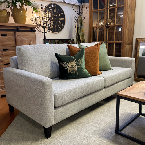 Wanaka 3 Seater Sofa - NZ Made in Noyack 'Mist'