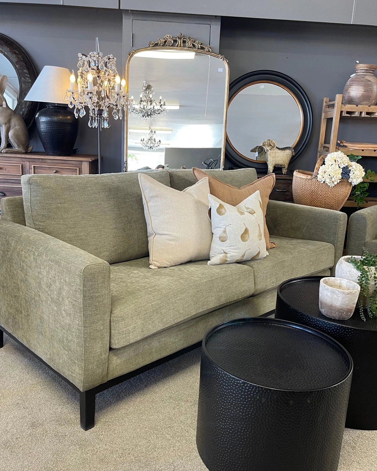 Parnell 3 + 2.5 Seater Lounge Suite - Copeland Fabric - Custom NZ Made