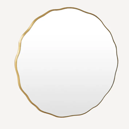 Wave Circle Mirror Large