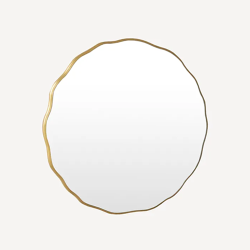 Wave Circle Mirror Small