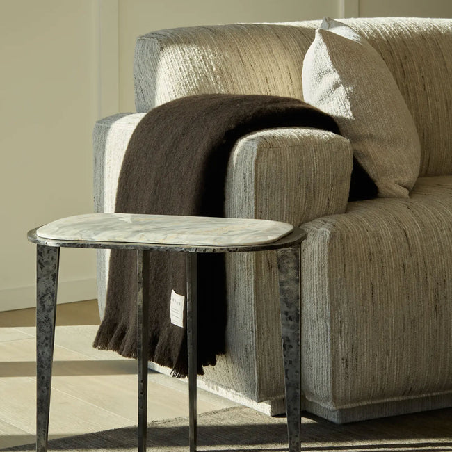 Weave Hyde NZ Wool Throw - Cocoa