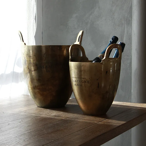 Wine Bucket Burnt Pewter - Small