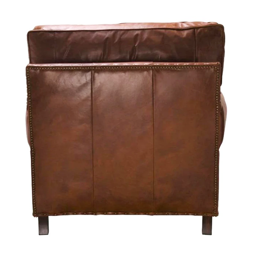 Winslow Leather Armchair - Aged Brown