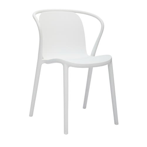 Wyatt White Outdoor Dining Chair