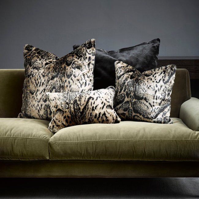 Heirloom Euro Cushion + Feather Inner - African Leopard