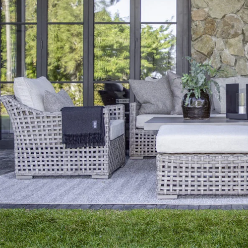 Artwood San Remo 2.5 Seater Outdoor Sofa - Classic Grey