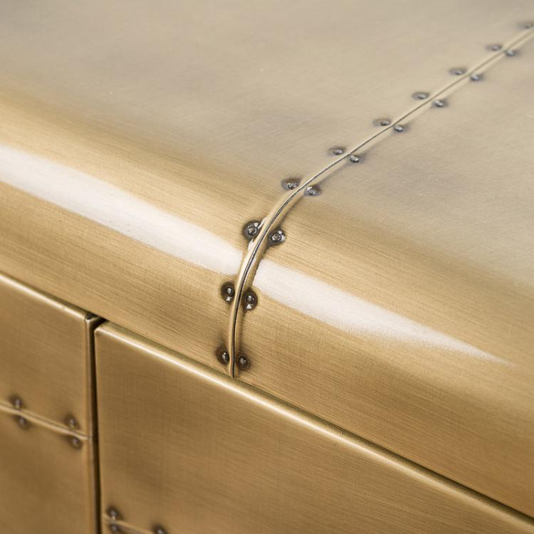 Jet Coffee Table - Aged Brass Finish