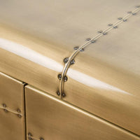 Jet Coffee Table - Aged Brass Finish