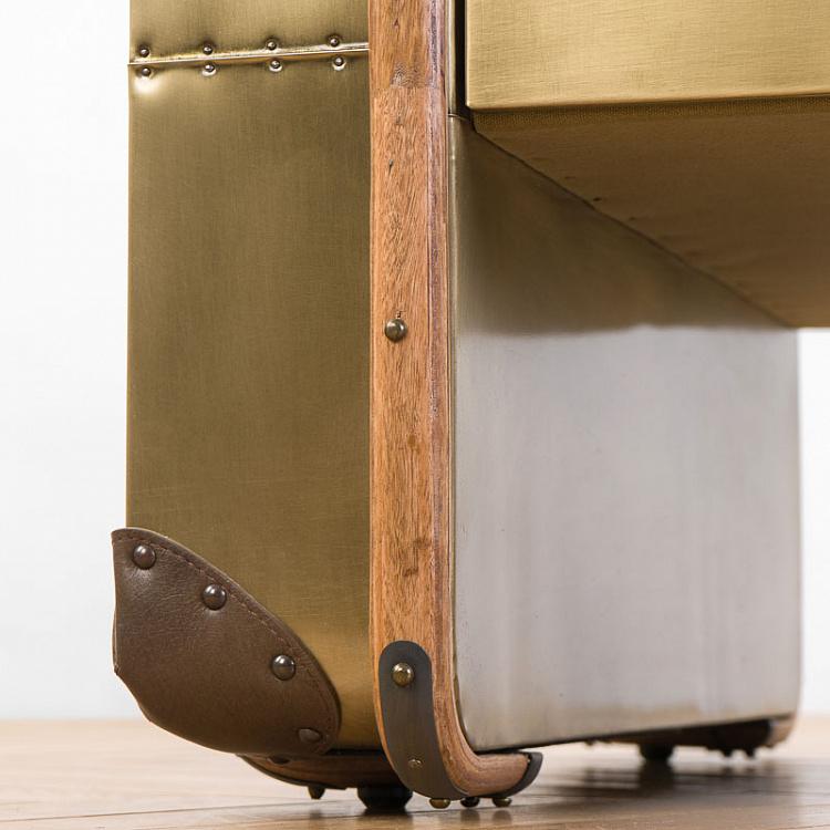 Jet Coffee Table - Aged Brass Finish