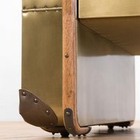 Jet Coffee Table - Aged Brass Finish