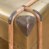 Jet Coffee Table - Aged Brass Finish