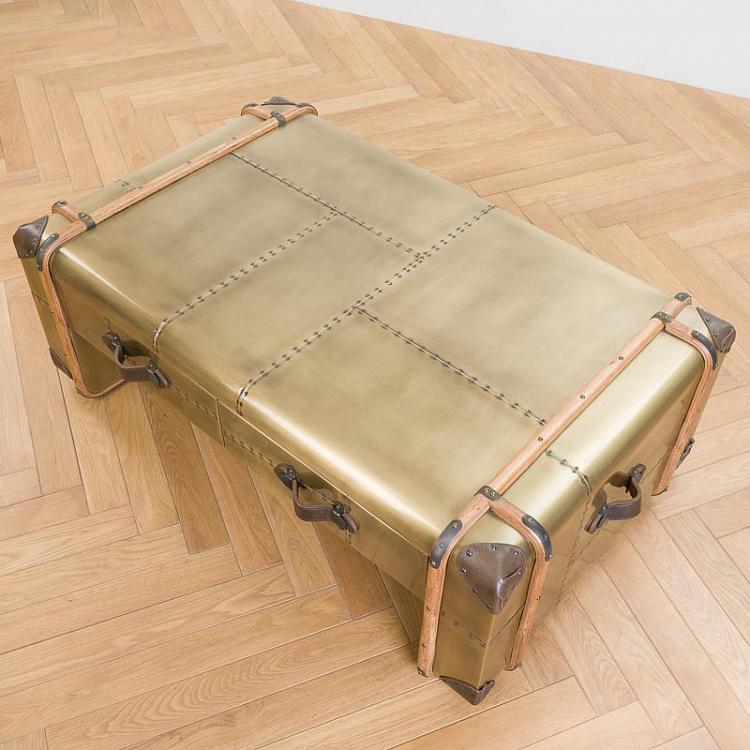 Jet Coffee Table - Aged Brass Finish