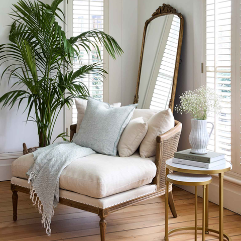 Full Length Iron Grid Mirror - 180cm