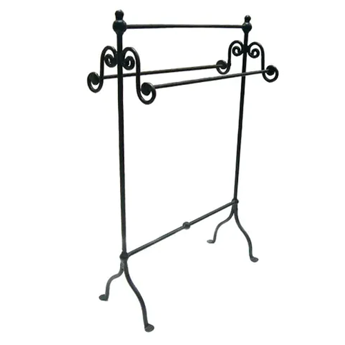 Black Iron Towel Rail