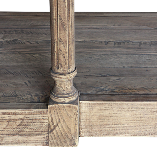 Breakfront Oak Hall Table