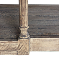 Breakfront Oak Hall Table