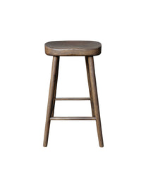 Napa Barstool - Solid American White Oak - Dark Brown