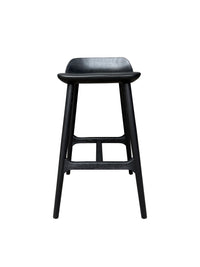 Cortez Barstool - Solid American White Oak - Black