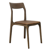 Carson Dining Chair - Brown Leather