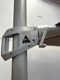 Greenslades Cuba Cantilever Umbrella - Horizontal & Vertical Tilt - 3.0m Square - Black