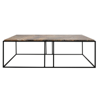 Dion Marble Coffee Table - Forest