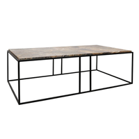 Dion Marble Coffee Table - Forest